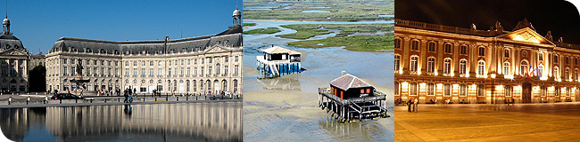 bordeaux - arcachon - toulouse